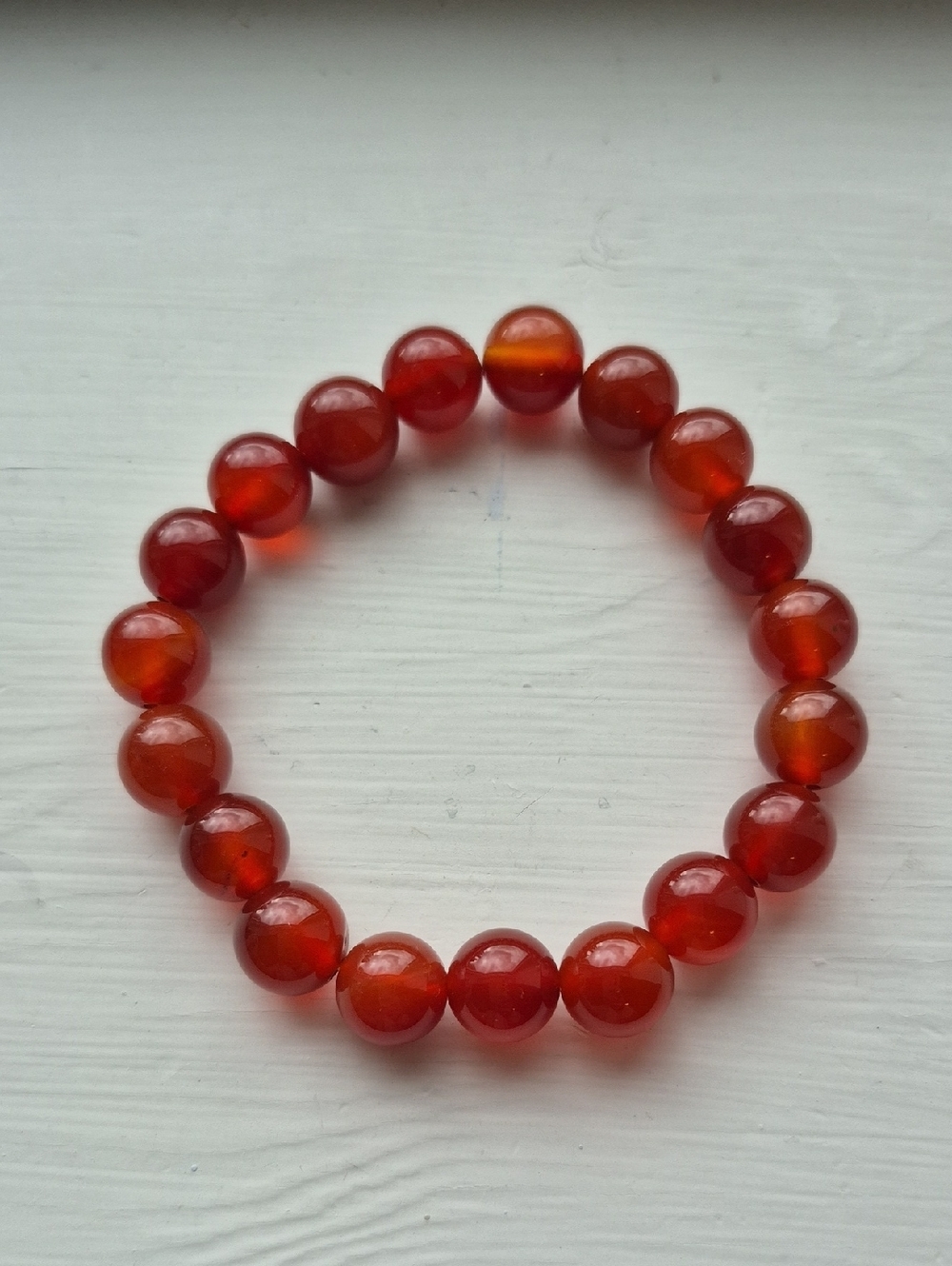 Aragonite Powerbead Bracelet